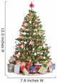 Christmas tree with presents Wall Decal