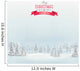 Christmas Winter Landscape Wall Decal