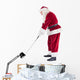 Santa Claus Is Playing Golf Wall Decal