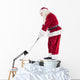 Santa Claus Is Playing Golf Wall Decal