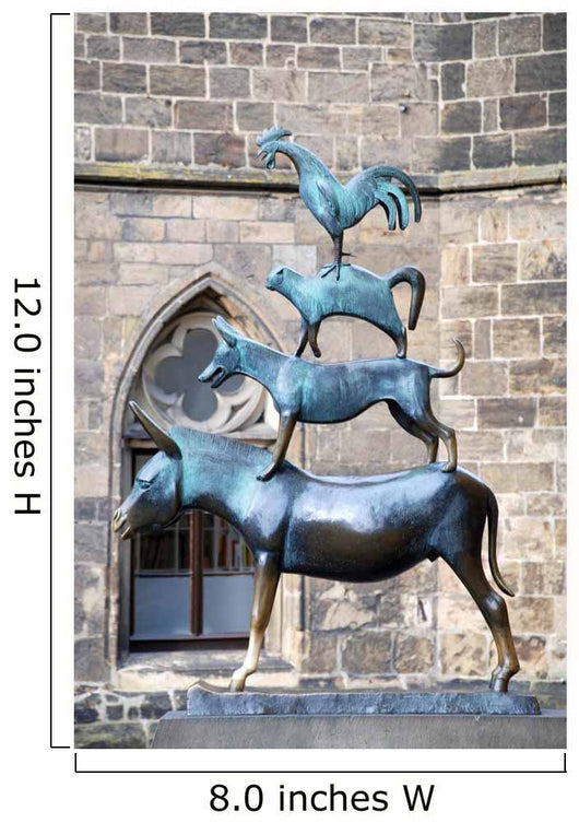 Bremen Town Musicians Wall Decal