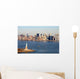 Manhattan NY skyline panorama statue of liberty Wall Mural