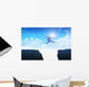 Man jumping over the ravine Wall Mural