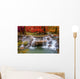 Waterfall in deep rain forest jungle (Huay Mae Kamin Waterfall i Wall Mural