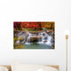 Waterfall in deep rain forest jungle (Huay Mae Kamin Waterfall i Wall Mural