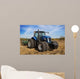 Modern Farm Tractor with Wall Decal