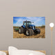 Modern Farm Tractor with Wall Decal