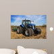 Modern Farm Tractor with Wall Decal