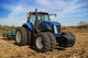 Modern Farm Tractor with Wall Decal