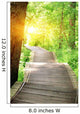 hiking trail on jiuzhaigou national park in china  Wall Mural