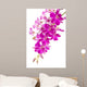 Purple Phalaenopsis Orchids up Wall Decal