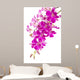 Purple Phalaenopsis Orchids up Wall Decal