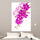 Purple Phalaenopsis Orchids up Wall Decal
