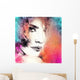 Woman face fashion Wall Mural