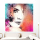 Woman face fashion Wall Mural