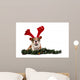 Christmas Bulldog Wall Decal