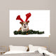 Christmas Bulldog Wall Decal