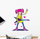 Rockstar girl Wall Decal