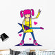 Rockstar girl Wall Decal