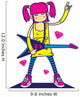 Rockstar girl Wall Decal