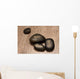 Four lava stones Wall Mural