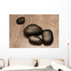 Four lava stones Wall Mural