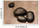 Four lava stones Wall Mural
