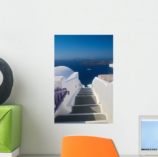 Escalier Fira Wall Decal