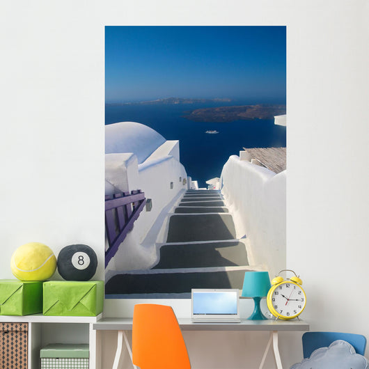 Escalier Fira Wall Decal