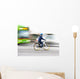 Young boy on bike Wall Mural
