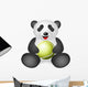 panda tennis ball Wall Decal