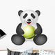 panda tennis ball Wall Decal