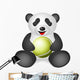panda tennis ball Wall Decal