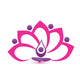 Lotus Pink Flower Symbol Vector Logo Design Wall Decal