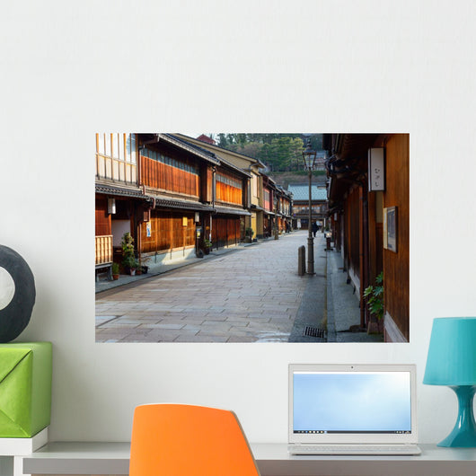 Higashi Chaya District in Kanazawa, Japan Wall Mural
