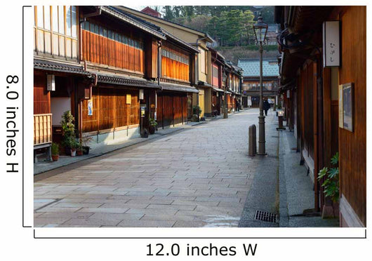 Higashi Chaya District in Kanazawa, Japan Wall Mural