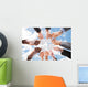 Multiethnic Business People Assembling Wall Decal