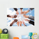 Multiethnic Business People Assembling Wall Decal