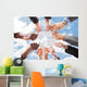 Multiethnic Business People Assembling Wall Decal