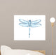 Water splash dragonfly Wall Decal