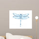 Water splash dragonfly Wall Decal