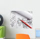 engineering and architecture drawings Wall Mural
