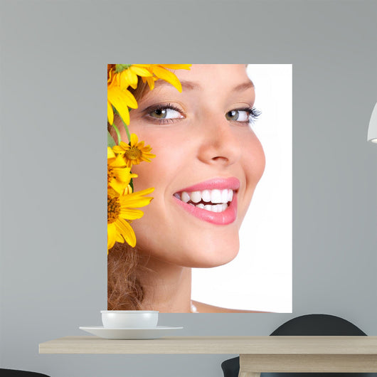 Woman Smile Wall Decal