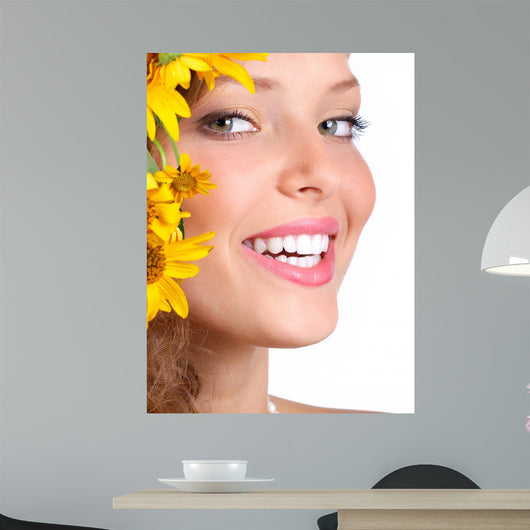 Woman Smile Wall Decal
