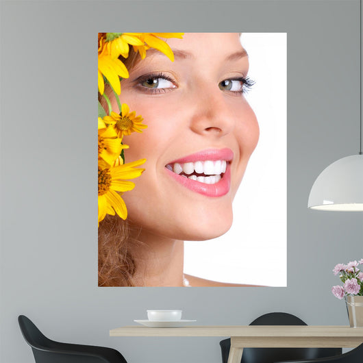 Woman Smile Wall Decal