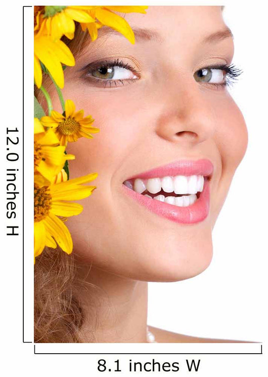 Woman Smile Wall Decal