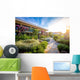 Hotel garden and terrace Wall Mural