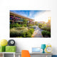 Hotel garden and terrace Wall Mural
