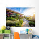 Hotel garden and terrace Wall Mural