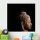 Profile Buddha Black Wall Decal